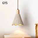Axya Creamy Style Wabi-sabi LED Cement Pendant Lamp - Creative Japanese Designer Light