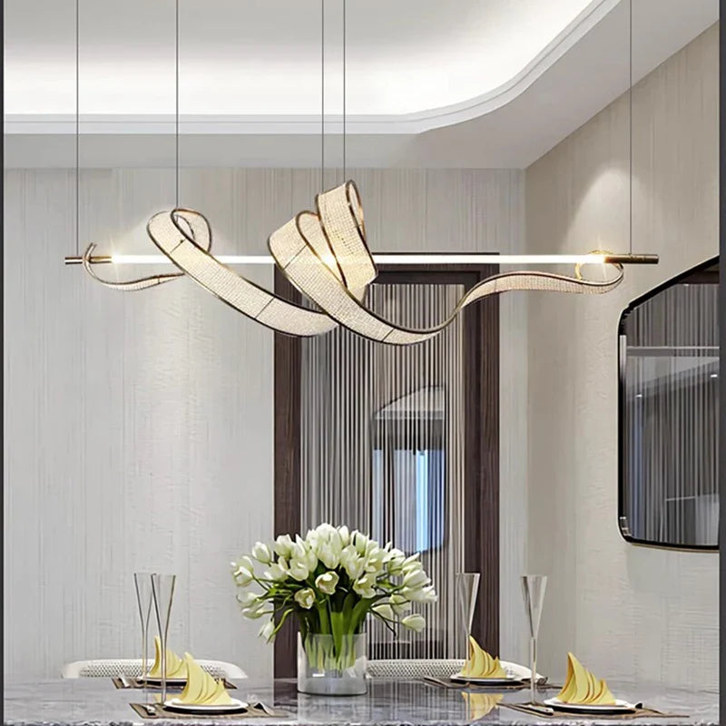 Axyaa Dine Room Pendant Light LED Chandelier Ceiling Lamp Decorative Indoor Lighting