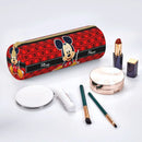 Axyaa Leather Mickey Mouse Minnie Pencil Case - Big Capacity School Supplies