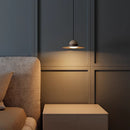 Modern Wood Hat LED Pendant Light by Axyaa for Kitchen Island, Bedroom, Coffee Decoration