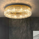 Axyaa Crystal Ceiling Lamp: Luxury Restaurant LED Lighting, Modern Living Room Decor
