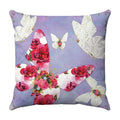 Axyaa Butterfly Print Cushion Cover 45x45cm - Farmhouse Stylish Home Decor Pillow Cover
