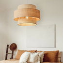 Axyaa Bamboo Pendant Lamps - Handmade Wabi Sabi Style for Creative Living Rooms