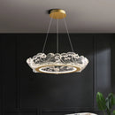 Axyaa Modern LED Pendant Light for Staircase Chandeliers in Living Room