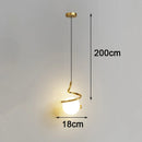 Axyaa Stair Chandelier, Pendant Lights, Ceiling Light, Nordic Home Decoration for Living and Dining Rooms