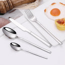 Axyaa 24-Piece Stainless Steel Cutlery Set | Elegant Mirror Finish Western Dinnerware