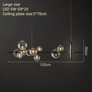 Axyaa Glass Ball Pendant Light | Modern Restaurant Home Decor Chandelier
