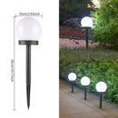 Axyaa Solar Round Ball Light: LED Outdoor Waterproof Garden Decoration