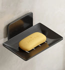 Axyaa Bathroom Soap Dish Holder Wall-Mounted Drain Space Aluminum Shower Shelf