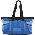 Axyaa Beach Bag: Lightweight, Waterproof, Foldable, with Mesh Straps and Zippered Pockets