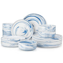 Axyaa 18/36-Piece Ceramic Dinnerware Set for 6/12, Plates, Bowls, Tableware