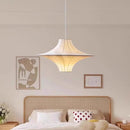 Axyaa Silk Pendant Light: Handwoven Boho Chic Ceiling Lamp for Home or Hotel