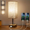 Axyaa Touch Desk Lamp with Dual Charging Station & 3-Way Dimmable Light