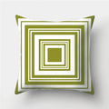 Army Green Geometric Printed Pillowcase by Axyaa for Living Room and Bedroom Decor