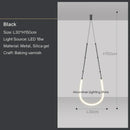 Axyaa Modern Art LED Bar Chandelier Pendant Light