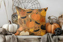 Cute Ghosts & Pumpkins Halloween Pillow Cover by Axyaa - Sofa, Bedroom, Car