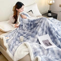 Axyaa 450g Full Matting Milk Fleece Double Layer Blanket