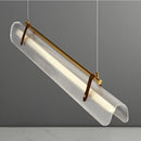Axyaa Acrylic Strip Pendant Light for Dining Room, Study, Bar Counter - Modern Minimalist Design