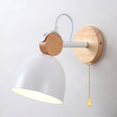 Axyaa Wooden E27 Wall Lamp Sconce for Indoor Home Decoration