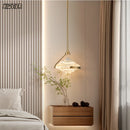 Axyaa Minimal Glass Pendant Lamp: Modern, Artistic, Nordic Design