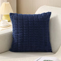 Axyaa Soft Striped Corduroy Throw Pillow Covers in 45x45cm
