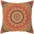 Axyaa Mandala Print Square Pillowcase - Home Decor Cushion Cover