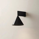 Axyaa Nordic Brushed Metal Cone Wall Lamp for Living Room, Study, Dining Room