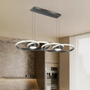 Axyaa Nordic Dining Pendant Lights for Indoor Living Room Chandelier