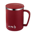Axyaa 480ml Insulated Stainless Steel Coffee Mug with Lid & Handle