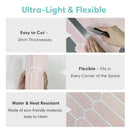 Axyaa 3D PVC Fish Scale Wall Panels - Peel and Stick Kitchen Backsplash Tiles