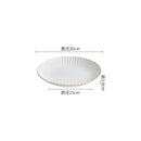 Axyaa Golden Edge Ceramic Tableware Set
