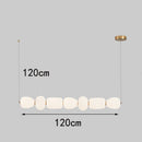 Axyaa Dining Room Chandelier Indoor Lighting Fixture • Ceiling Lamp for Salon