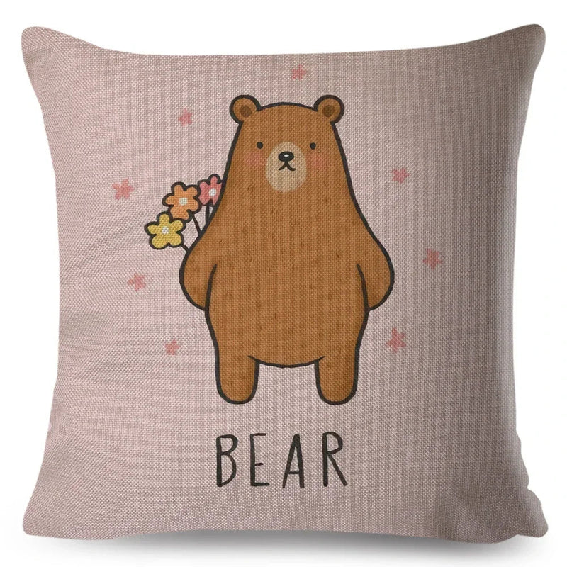 Axyaa Cartoon Cat Cushion Cover 45x45cm