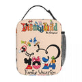 Axyaa Mickey Mouse Insulated Lunch Bag - Portable Thermal Cooler for Kids