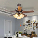 Axyaa 42 Inch Industrial Ceiling Fan with Light and Remote Control