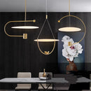 Axyaa Modern Pendant Lights: Indoor LED Chandelier for Stylish Dining Room