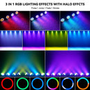 Axyaa Mini RGB Disco Party Lights Remote Control Stage Lighting