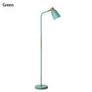 Axyaa Nordic LED Corner Floor Lamp Black White Green Retro Tripod Light