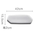 Axyaa Geometric Ceramic Sushi Plate Set