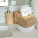 Axyaa Hand-Woven Tissue Box: Multi-Functional Paper Storage & Decor for Bedroom, Living Room