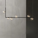 Axyaa Nordic Glass Chandelier Pendant Lamp for Modern Living Room Decor
