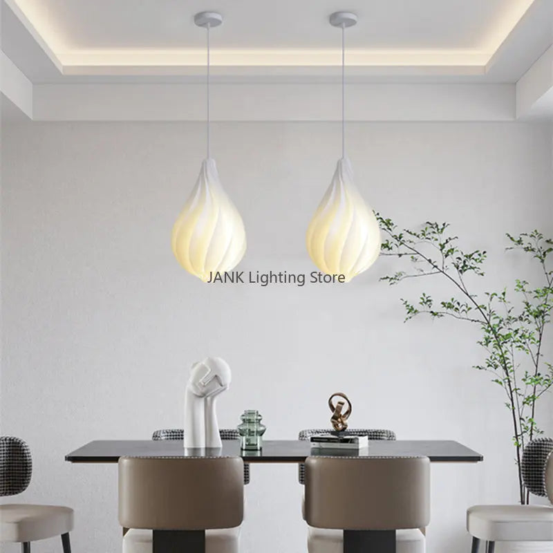 Axyaa Wave Chandelier: Elegant LED Decorative Lighting Fixture for Home, Office, and Bar