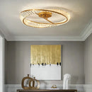 Axyaa Modern Crystal LED Ceiling Light - Luxury Dining Room, Kitchen and Bedroom Lighting Fixture