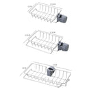 Stainless Steel Sink Rack Sponge Soap Holder Drying Shelf Organizer for Axyaa Brand