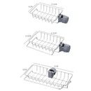 Axyaa Stainless Steel Sink Rack Sponge Soap Holder Drying Shelf Dish Organizer