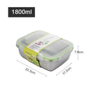 Axyaa Stainless Steel Fresh-keeping Lunch Box with Leak Proof Lid