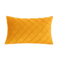 Axyaa Soft Yellow Pillow Cover for Sofa, Decorative Rectangle Pillowcase