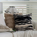 Axyaa Gradient Plush Cushion Cover 45x45cm - Super Soft Faux Rabbit Fur Pillow Cover