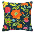 Colorful Floral Pattern Pillow Covers for Sofa, Bedroom & Car by Axyaa
