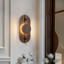 Axyaa Black Metal LED Wall Light for Parlor Bedroom Stairs